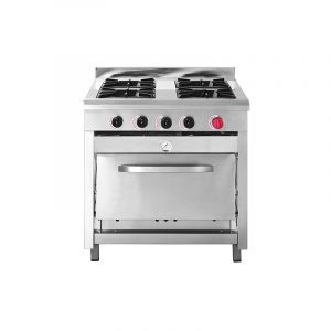 Cocina Industrial 4 platos con Horno